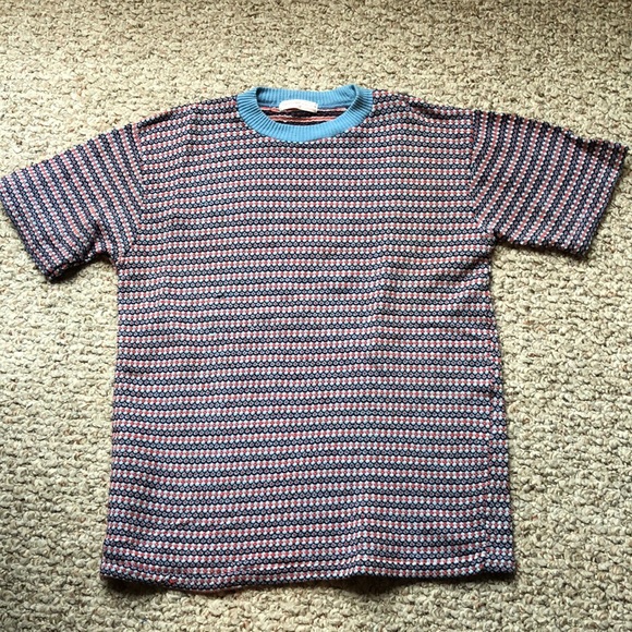 Mens Vintage Knitted Shirt - Picture 1 of 4